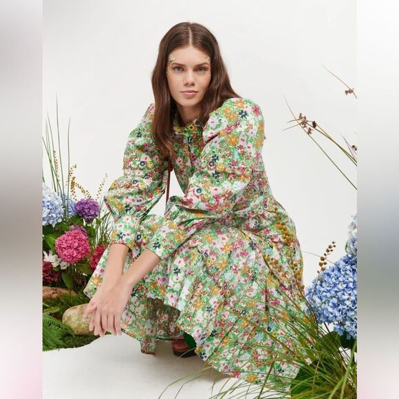 NEW CeliaB Oliver Dress Green Size XL - Picture 2 of 8